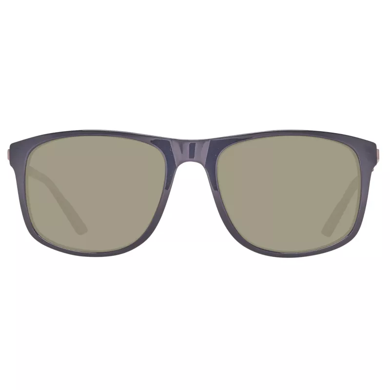 Helly Hansen HH5016-C03-56 Men's Polarized Sunglasses, Black Frame, Smoke Grey Lens, 56/18/140 mm
