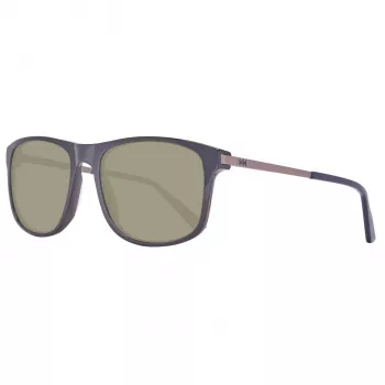 Helly Hansen HH5016-C03-56 Men's Polarized Sunglasses, Black Frame, Smoke Grey Lens, 56/18/140 mm