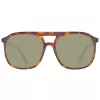 HELLY HANSEN HH5019-C02-55 Men's Sporty Rectangle Sunglasses, Matte Black, Smoke Grey Lenses, 55/17/140 mm