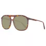 HELLY HANSEN HH5019-C02-55 Men's Sporty Rectangle Sunglasses, Matte Black, Smoke Grey Lenses, 55/17/140 mm