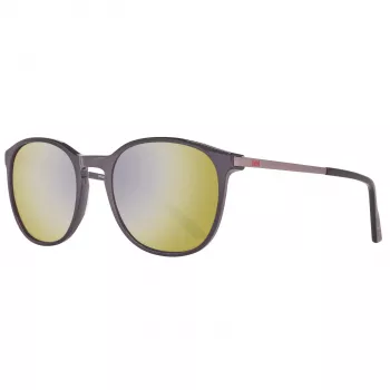 HELLY HANSEN HH5022-C01-57 Unisex Sunglasses - Black Frame, Grey Polarized Lens, 55/22/140 mm