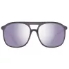 Helly Hansen Men's Sunglasses HH5019-C01-55 - Black Frame, Smoke Grey Lens, 55/17/140 mm