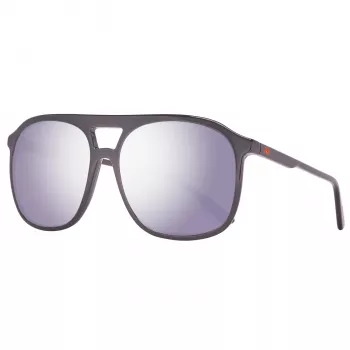 Helly Hansen Men's Sunglasses HH5019-C01-55 - Black Frame, Smoke Grey Lens, 55/17/140 mm