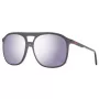 Helly Hansen Men's Sunglasses HH5019-C01-55 - Black Frame, Smoke Grey Lens, 55/17/140 mm