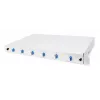 HELOS Fiber Optic 19 inch Breakout Box with 6x LC Duplex, Single Mode