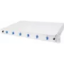 HELOS Fiber Optic 19 inch Breakout Box with 6x LC Duplex, Single Mode