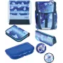 Herlitz FiloActive XL Plus Cosmic 5-Piece School Satchel Set 19L with Pencil Case & Sports Bag