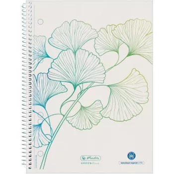 HERLITZ GREENline Notebook A5 70 Sheets Lined White 50033508