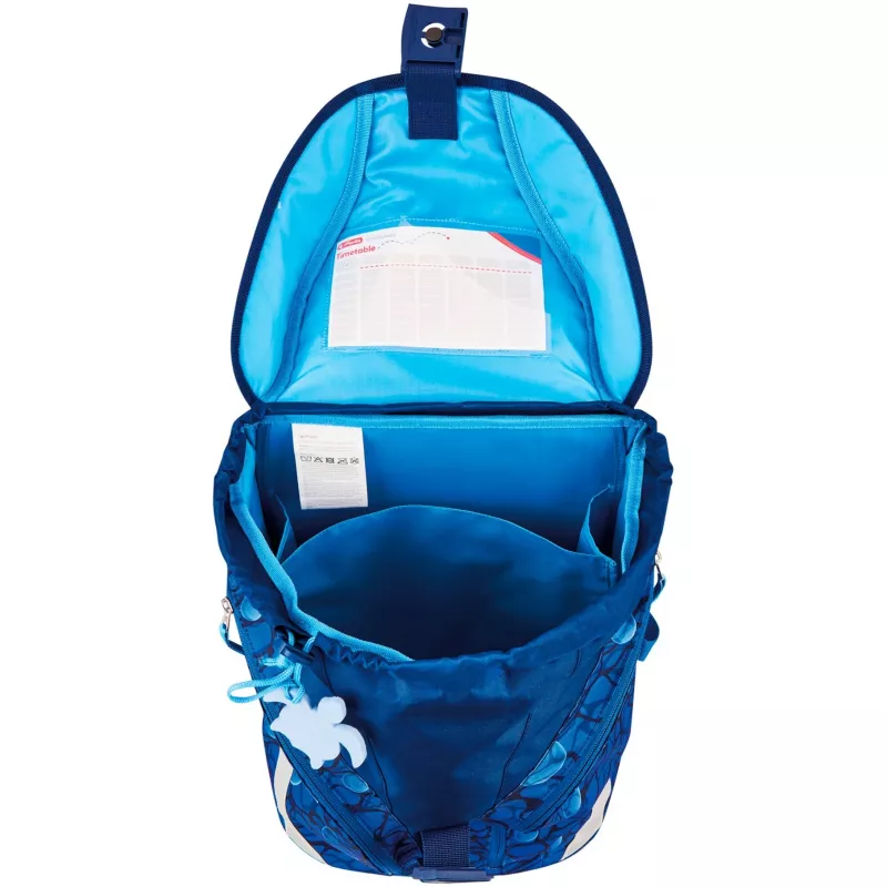 Herlitz Primary School Backpack SoftLight Plus GREENline Deep Sea