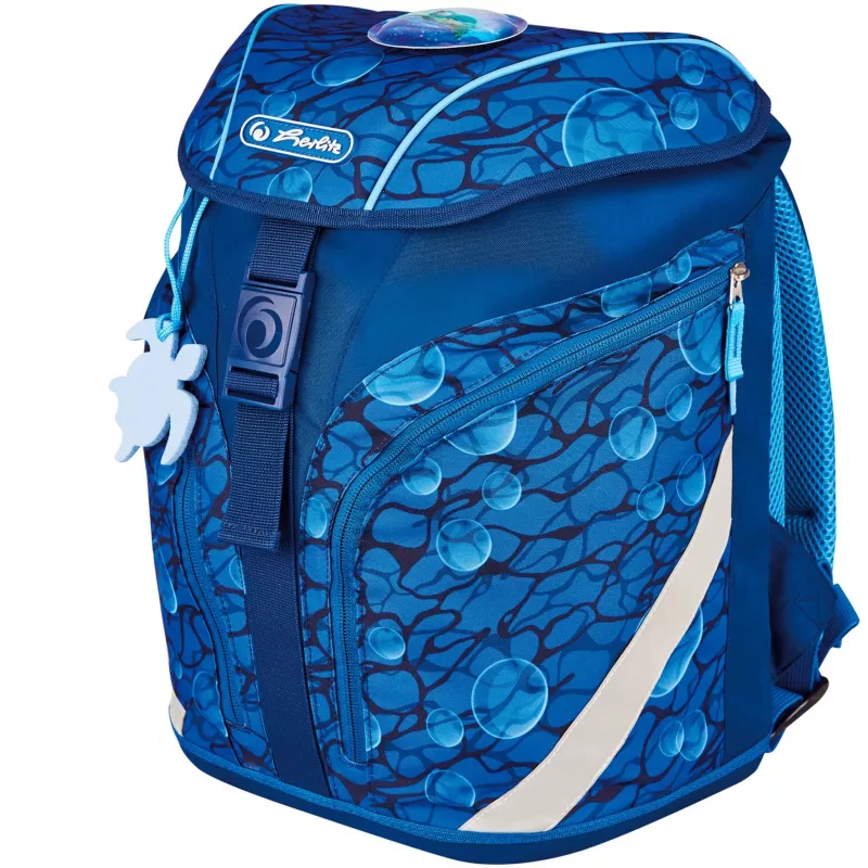 Herlitz Primary School Backpack SoftLight Plus GREENline Deep Sea