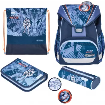 Herlitz UltraLight Plus TechMech School Satchel