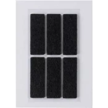 HERMA 15187 Self-Adhesive Rectangle Labels Black 100 x 150 mm, 6 Pack