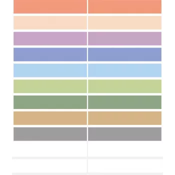 HERMA 15238 Rectangular Permanent Multicolor Self-Adhesive Labels 60 Pack