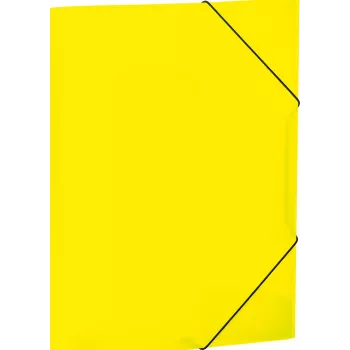 HERMA 19655 Lever Arch File A4 Polypropylene Yellow Portrait 80 mm Spine