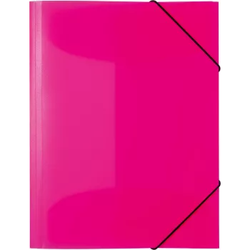 HERMA 19657 Lever Arch File A4 Polypropylene Rose with Metal Edge Protection, 80 mm Spine, 600 Sheet Capacity