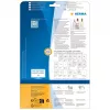 HERMA 8016 Crystal Clear Glossy Polyester Labels A4 45.7 x 21.2 mm 1200 Labels