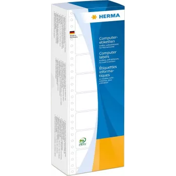 HERMA 8207 Perforated White A4 Computer Labels 35.7 x 68.6 mm 4000 Labels