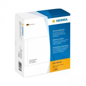 HERMA Address Labels White 130x80 mm Paper 500 pcs