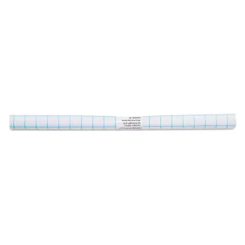 HERMA Self-Adhesive Book Protection Film, Transparent Glossy PP, 400 mm x 1 m, Grid Lines 7001