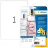 HERMA Special Glossy Transparent A4 Self-Adhesive Polyester Film Labels, 25 Sheets