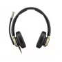 Hewlett Packard Poly Mission 820 Stereo USB Wired Headset with Noise-Cancelling Boom Microphone - Black