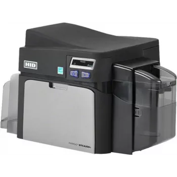 HID Fargo DTC4250e Single-Sided Plastic Card Printer with Dye Sublimation, CR-80, USB & Ethernet