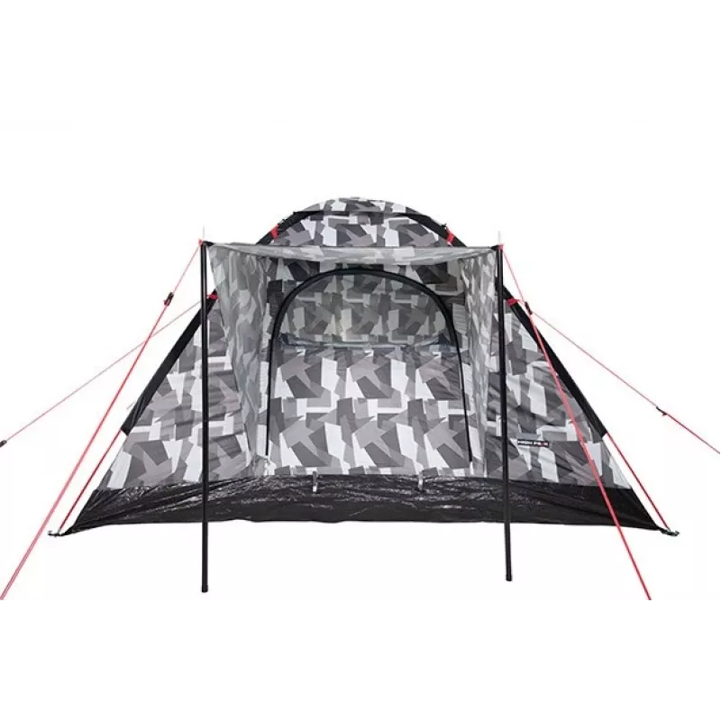 High Peak Beaver 3 Camouflage Dome Tent - 3 Person, Waterproof 2000mm, Fiberglass Poles