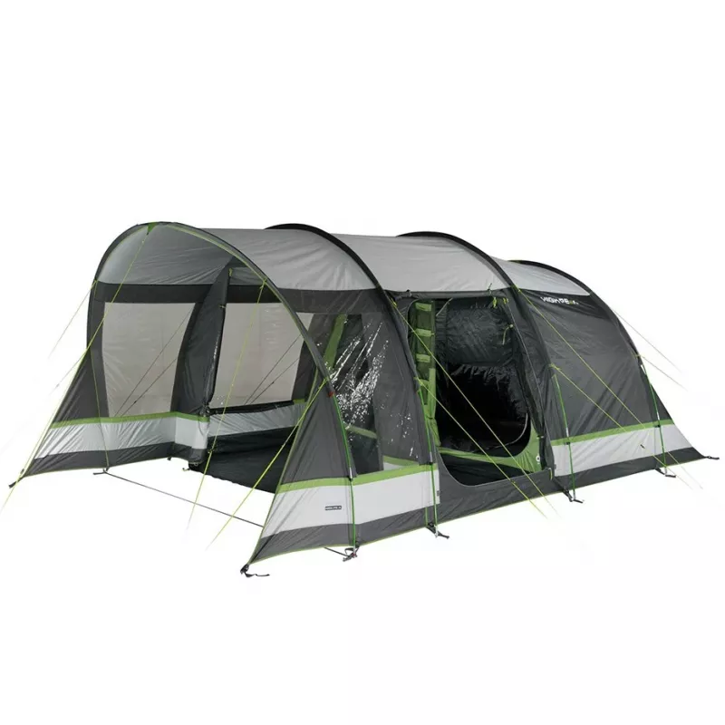 High Peak Garda 4.0 Tunnel Tent for 4 Persons Green Grey Light Grey