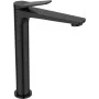 High Peak High Basin Mixer Nestos Black Gloss