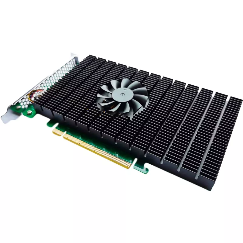HighPoint SSD7505 PCIe 4.0 NVMe RAID Controller - 5x M.2 SSD, Up to 28,000 MB/s