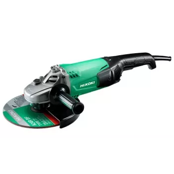 HIKOKI 230mm Angle Grinder 2200W with Soft Start, M14, 6600 rpm, 3-Position Side Handle