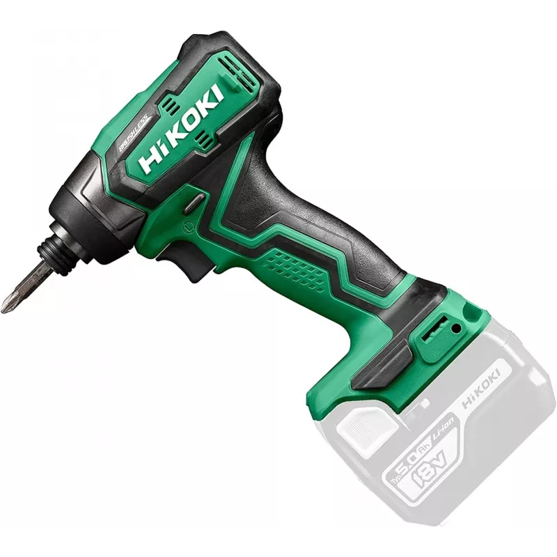 HIKOKI WH18DD 18V Cordless Impact Wrench, 0-3200 RPM, 0-400 IPM