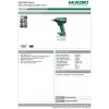 HIKOKI WH18DD 18V Cordless Impact Wrench, 0-3200 RPM, 0-400 IPM