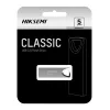 HIKSEMI Classic 128GB USB 3.0 Flash Drive, USB-A, Zinc Alloy, Capless, Silver, Up to 100 MB/s Read