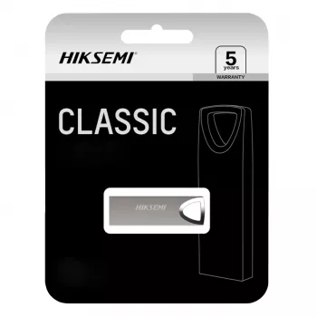 Hiksemi Classic 16GB USB 2.0 Flash Drive - Metal, Silver