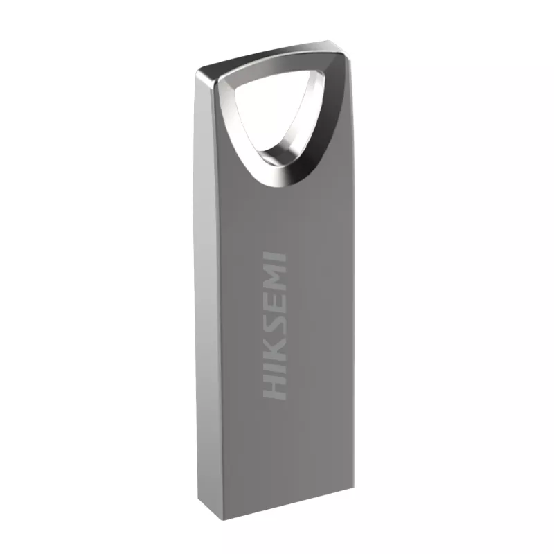 HIKSEMI Classic 64GB USB 3.0 Flash Drive, Zinc Alloy, Capless Sliding, Silver