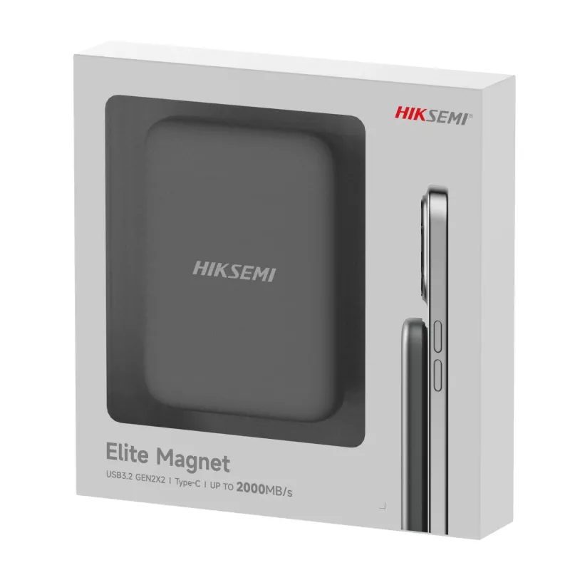 Hiksemi Elite Magnet 1TB USB-C Portable SSD - Space Gray