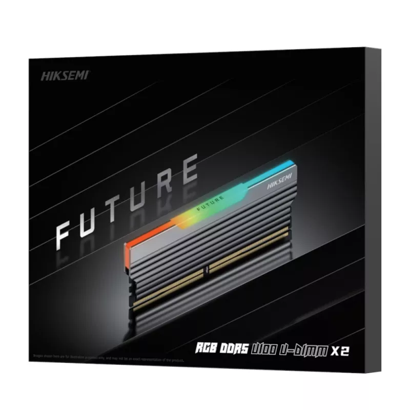 HIKSEMI Future RGB 32GB (2x16GB) 6000MHz DDR5 UDIMM Memory Kit, CL30, Black