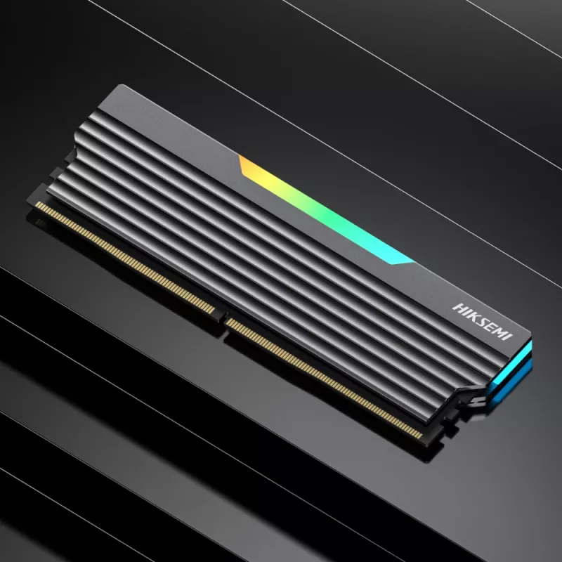 HIKSEMI Future RGB 32GB (2x16GB) 6000MHz DDR5 UDIMM Memory Kit, CL30, Black