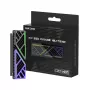 Hiksemi M.2 SSD Cooler Heatsink MH1 - Aluminum Alloy Passive Radiator with Copper Heat Pipe for NVMe 2280, Black