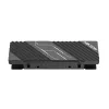 Hiksemi MH2 M.2 NVMe SSD Heatsink, Aluminum Alloy Passive Cooler with Dual Thermal Pads, Tool-free Clip-on Design, Black