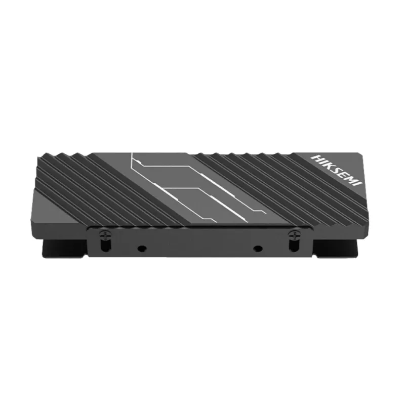 Hiksemi MH2 M.2 NVMe SSD Heatsink, Aluminum Alloy Passive Cooler with Dual Thermal Pads, Tool-free Clip-on Design, Black