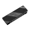 Hiksemi MH2 M.2 NVMe SSD Heatsink, Aluminum Alloy Passive Cooler with Dual Thermal Pads, Tool-free Clip-on Design, Black