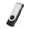 HIKSEMI Rotary Series 32GB USB 3.0 Flash Drive, 360° Swivel, Zinc Alloy, Silver/Black