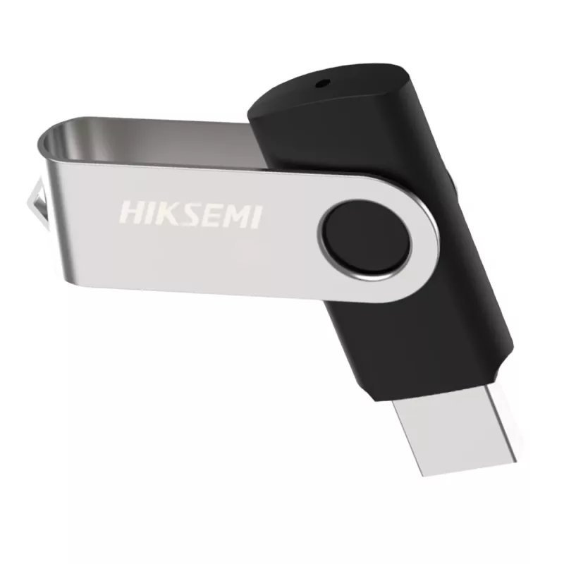 HIKSEMI Rotary Series 64GB USB 3.0 Flash Drive - Silver
