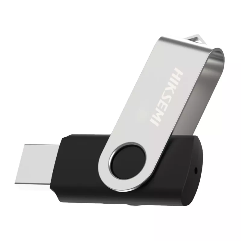 HIKSEMI Rotary Series 64GB USB 3.0 Flash Drive - Silver