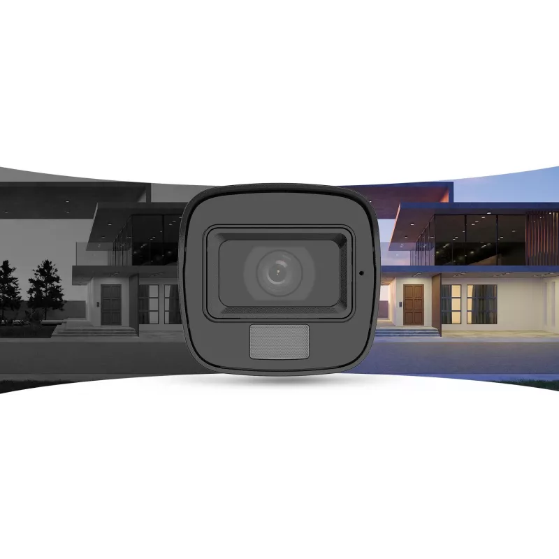 Hikvision 4-in-1 Hilook 8MP TVI-B8M-20DL Black Bullet Camera 2.8mm
