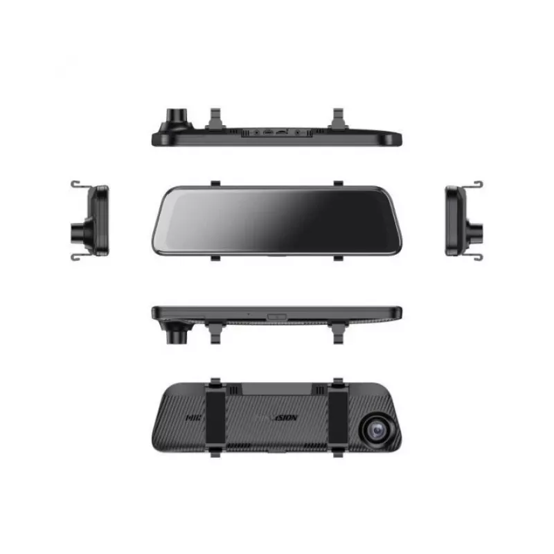 Hikvision AE-DC4928-N6PRO 2K AI Video Recorder with 9.35 inch IPS Touch Screen, Dual Cameras, Mirror Mount, Black