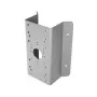 Hikvision DS-1276ZJ-SUS Corner Mount for Dome Cameras, Stainless Steel, Indoor/Outdoor, White/Silver