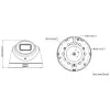 Hikvision DS-2CD1H43G2-IZ 4MP Outdoor Turret IP Camera, 2.8-12mm Motorized Lens, 30m IR, IP67